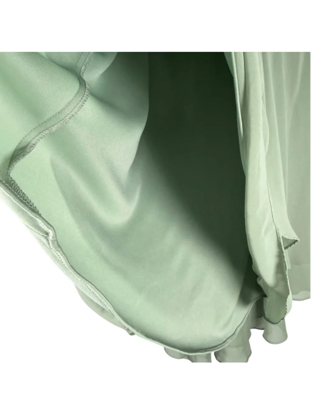 Alex Evenings Mother of the Bride Twin Skirt Set Green Embroidered Chiffon 1X - Picture 12 of 14